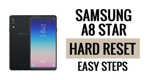 Cómo hacer restablecimiento completo y restablecimiento de fábrica de Samsung A8 Star