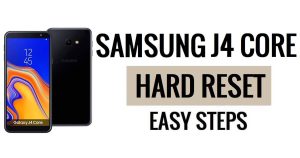 How to Samsung J4 Core Hard Reset & Factory Reset