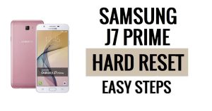 Cómo hacer restablecimiento completo y restablecimiento de fábrica de Samsung J7 Prime
