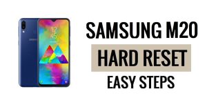 Hoe Samsung M20 harde reset en fabrieksreset te doen