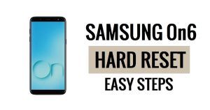 Samsung On6 하드 리셋 및 공장 초기화 방법