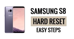 Samsung S8 하드 리셋 및 공장 초기화 방법