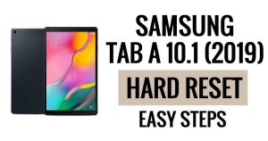 How to Samsung Tab A 10.1 (2019) Hard Reset & Factory Reset