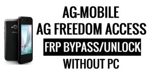 AG-mobile AG Freedom Access FRP Bypass (Android 5.1) Google Déverrouillez Google sans PC