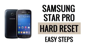 Samsung Star Pro 하드 리셋 및 공장 초기화 방법