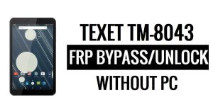 Texet TM-8043 FRP Bypass ohne PC Google Google entsperren [Android 5.1]