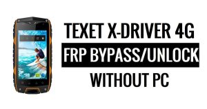 Texet X-driver 4G FRP Bypass โดยไม่ต้องใช้พีซี Google ปลดล็อค Google [Android 6.0]