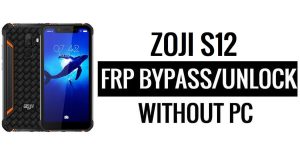 Zoji S12 FRP Bypass Without PC Google Unlock Google [Android 6.0]