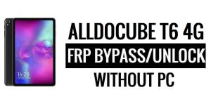 Alldocube T6 4G FRP Bypass Google Ontgrendeling (Android 5.1) Zonder pc