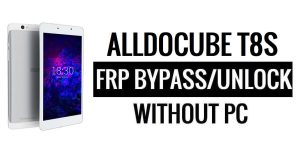 Alldocube T8s FRP Bypass Google Ontgrendeling (Android 5.1) Zonder pc