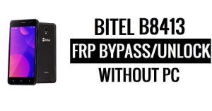 Bitel B8413 FRP Google Kilidini Atla (Android 5.1) PC Olmadan