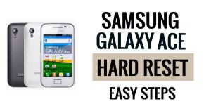 Samsung Galaxy Ace 하드 리셋 및 공장 초기화 방법