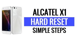 Alcatel X1 하드 리셋 및 공장 초기화 - 방법?