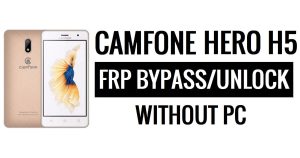 Camfone Hero H5 FRP Bypass Google unlock (Android 6.0) بدون جهاز كمبيوتر