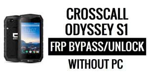 Crosscall Odyssey S1 FRP Google Kilidini Atla (Android 5.1) PC Olmadan
