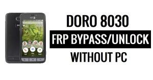 Doro 8030 ​​FRP ignora desbloqueio do Google (Android 5.1) sem PC