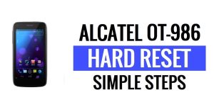 How To Alcatel OT-986 Hard Reset & Factory Reset?