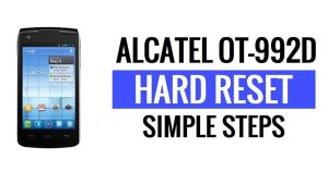 How To Alcatel OT-992D Hard Reset & Factory Reset?