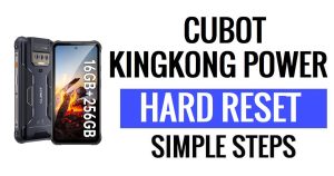 Cubot KingKong Power 하드 리셋 및 공장 초기화 방법은 무엇입니까?