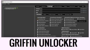 Griffin-Unlocker Tool v8.3.3 Завантажити [останню версію] Налаштування