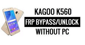 Kagoo K560 FRP บายพาส Google Unlock (Android 6.0) โดยไม่ต้องใช้พีซี