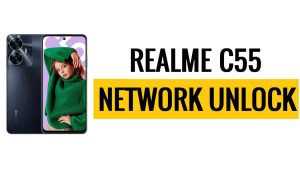 Download gratuito del file di sblocco della rete Realme C55 RMX3710