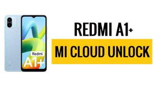 Redmi A1 Plus Mi Account Remove File Download grátis [One Click Unlock MI Lock]