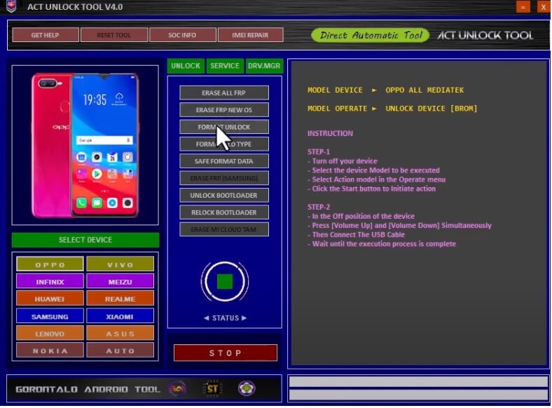 Download Universal Android Tool MTK Latest | ACT Unlock Tool V4.5 Full Free