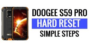 How to Doogee S59 Pro Hard and Factory reset (Erase all Data)