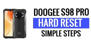 Doogee S98 Pro 하드 리셋 및 공장 초기화 방법은 무엇입니까?