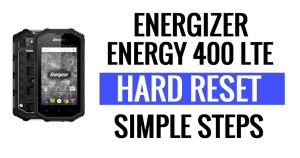 Energizer Energy 400 LTE 하드 및 공장 초기화 방법(모든 데이터 삭제)
