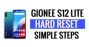 Gionee S12 Lite 하드 리셋 및 공장 초기화 방법(잊은 비밀번호 수정)