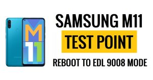 Ponto EDL Samsung M11 SM-M115F / M115M (pinagem ISP) Reinicialização no modo EDL 9008