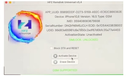 HFZ Ramdisk Universal Tool V3.8.3 for MAC Download Latest Free