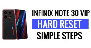 Infinix Note 30 VIP 하드 리셋 및 공장 초기화(데이터 삭제)를 수행하는 방법