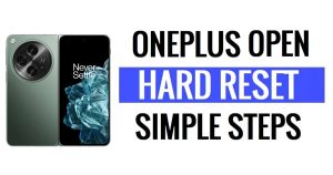OnePlus Open(데이터 삭제)에서 하드 리셋 및 공장 초기화를 수행하는 방법은 무엇입니까?