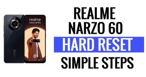 Como fazer um hard reset e uma redefinição de fábrica no Realme Narzo 60 (apagar dados)