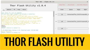 Linux 다운로드용 Thor Flash 유틸리티 GUI(모든 버전)