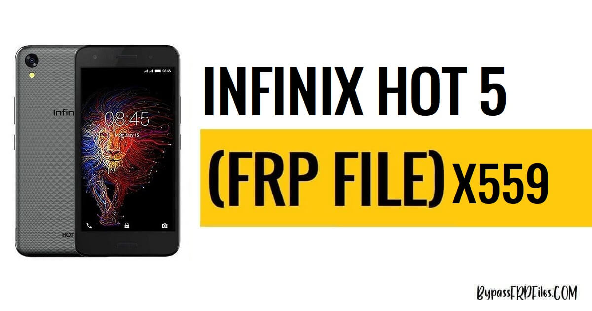 Download Infinix Hot 5 X559 FRP-bestand [MTK Scatter gratis]