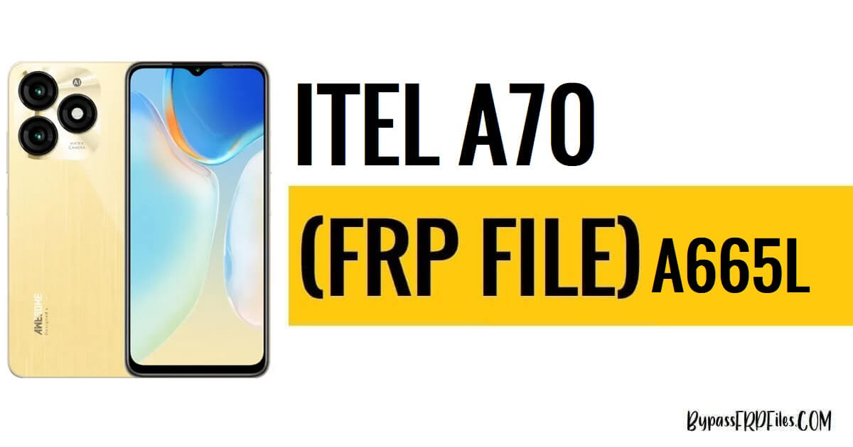 Scarica il file FRP dell'itel A70 A665L (SPD PAC) [gratuito]
