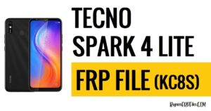 Télécharger le fichier FRP Tecno Spark 4 Lite KC8S (dispersion MTK)