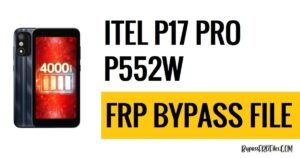 Itel P17 Pro P552W FRP 파일(SPD PAC) 다운로드 [무료] - 테스트됨