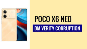 Como consertar a corrupção do Xiaomi Poco X6 Neo DM VERITY