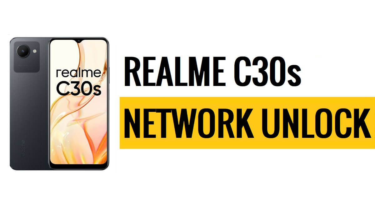 Download Realme C30S RMX3690 Network Unlock File Free