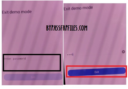 Enter the Free Demo Remove Code on your Vivo