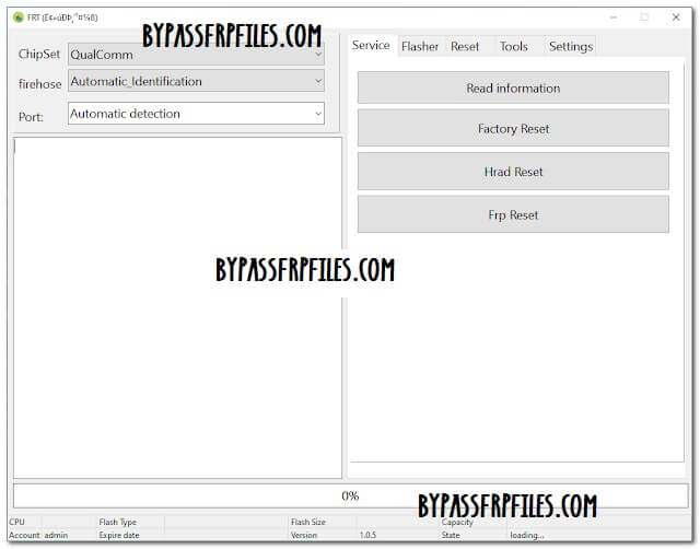 Services in FRT Tool