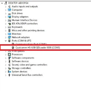 Power Off and connect your Xiaomi Poco Qualcomm phone / Sharp Aquos Sense4 Plus