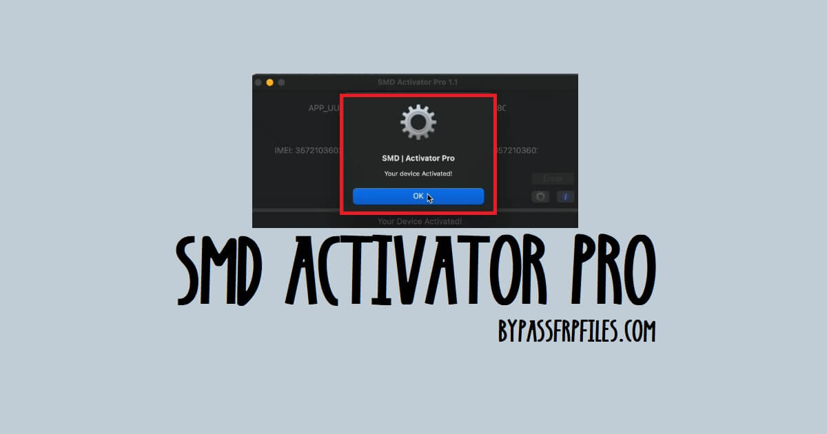 SMD Activator Pro Download (A12+) for MAC