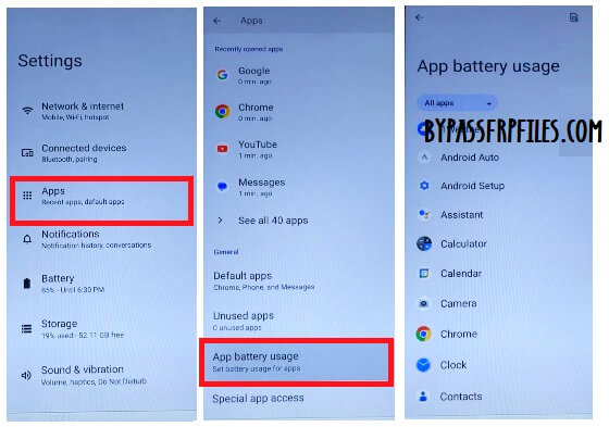Open Apps