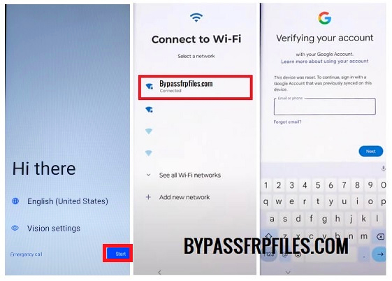 Start to Bypass Google FRP Lock on Kyocera Digno